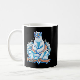 Polar Plunge Ice Jump Funny Polar Bear Winter Koffiemok