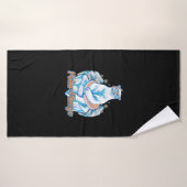 Polar Plunge Ice Jump Funny Polar Beer Winter Swim Badhanddoek (Badhanddoek)