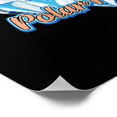 Polar Plunge Ice Jump Funny Polar Beer Winter Swim Poster (Hoek)