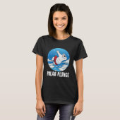 Polar Plunge Ice Jump Funny Polar Beer Winter Swim T-shirt (Voorkant volledig)