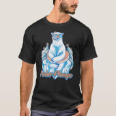 Polar Plunge Ice Jump Funny Polar Beer Winter Swim T-shirt (Voorkant)