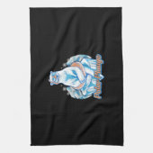 Polar Plunge Ice Jump Funny Polar Beer Winter Swim Theedoek (Verticaal)