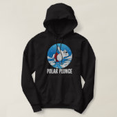Polar Plunge Ice Jump Funny Polar Winter Hoodie (Design voorkant)