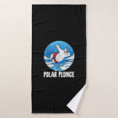 Polar Plunge Ice Jump Polar Beer Winter Swim Badhanddoek (Badhanddoek)