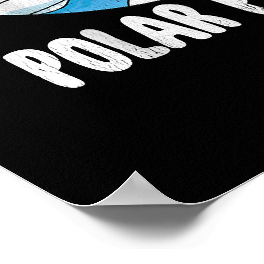 Polar Plunge Ice Jump Polar Beer Winter Swim Poster (Hoek)