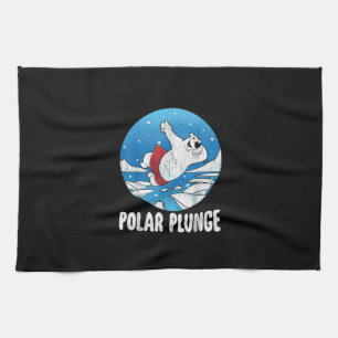 Polar Plunge Ice Jump Polar Beer Winter Swim Theedoek