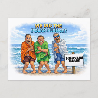 Polar Plunge Sullivans Island Briefkaart