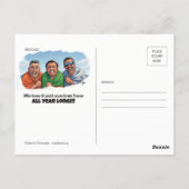 Polar Plunge Sullivans Island Briefkaart (Achterkant)