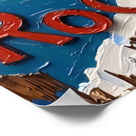 Polar Punk: Guitar Shark Poster (Hoek)