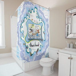 Polar Regions | Valentine’s Day Douchegordijn