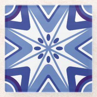 Polar Starburst Glazen Onderzetter