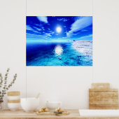 Polar Sunset Poster (Keuken)