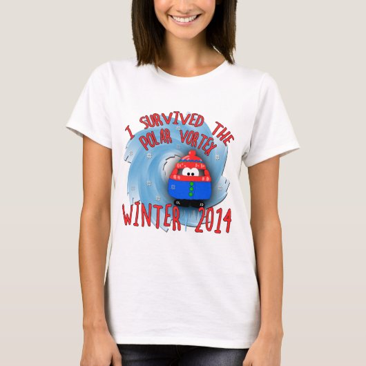 POLAR VORTEX 2014 Winter T-shirt (Voorkant)