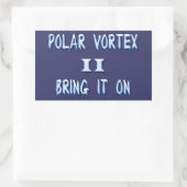 Polar Vortex II Rechthoekige Sticker (Tas)