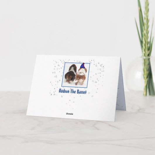 "Polar Vortex" Verjaardag Kaart W / Schattigee Bas (Achterkant)