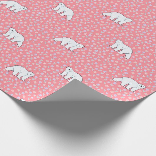 Polar Whimsical Cadeaupapier (Hoek)