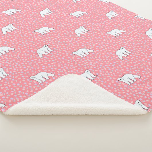 Polar Whimsical  Sherpa Deken (3/4)