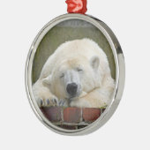 PolarBear20150501 Metalen Ornament (Links)