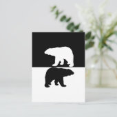 Polarbear Briefkaart (Staand voorkant)