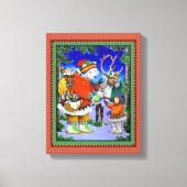 Polarbear Gift Canvas Afdruk (Voorkant)