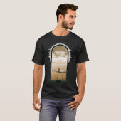 PolarBearOnBlackA T-shirt (Voorkant volledig)