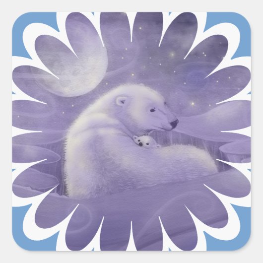 Polarbeer Stickers (Voorkant)