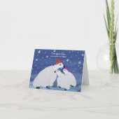Polarberen Winter Kaarten (Achterkant)