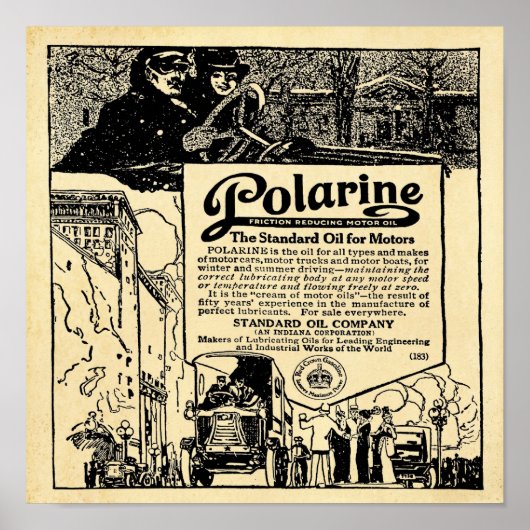  Polarine Motor Oil Print (Voorkant)