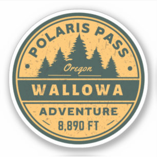 polaris pas wallowa wandelen Oregon alpiene pas Sticker