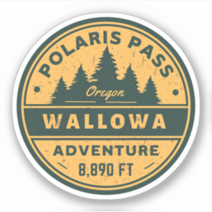 polaris pas wallowa wandelen Oregon alpine pas Sticker