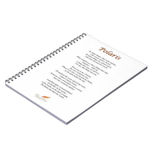Polaris Poem op laptop Notitieboek (Linkerzijde)