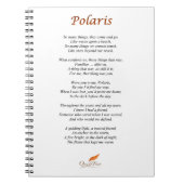 Polaris Poem op laptop Notitieboek (Voorkant)