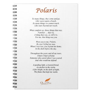 Polaris Poem op laptop Notitieboek