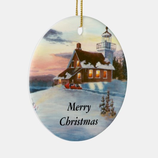 Polaris Sunset kerstversiering Keramisch Ornament (Rechts)