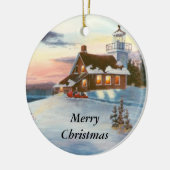 Polaris Sunset kerstversiering Keramisch Ornament (Links)