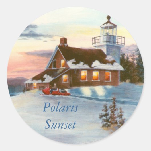 Polaris Sunset Sticker (Voorkant)