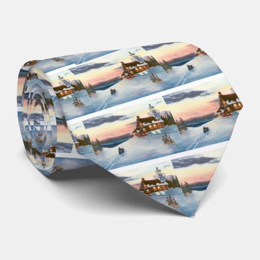 Polaris Sunset Stropdas (Opgerold)