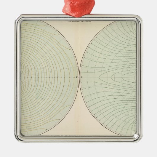 Polarisatieatmosfeer Metalen Ornament (Voorkant)