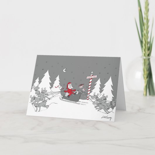 Polariserende tijden feestdagen kaart (Voorkant)