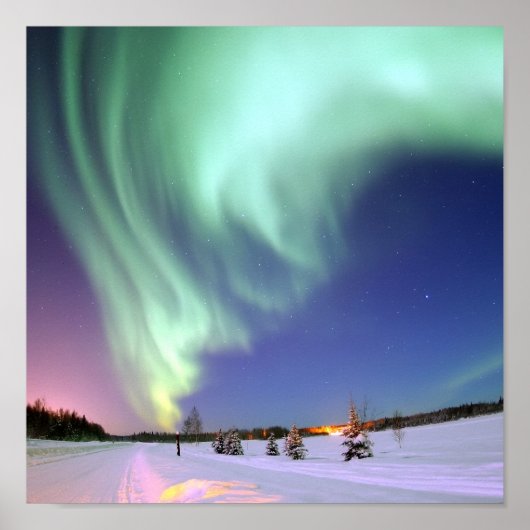 Polarlicht Poster (Voorkant)