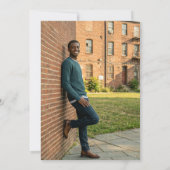 Polaroid Bewerkbare Kleurenfoto Afstuderen Kaart (Achterkant)