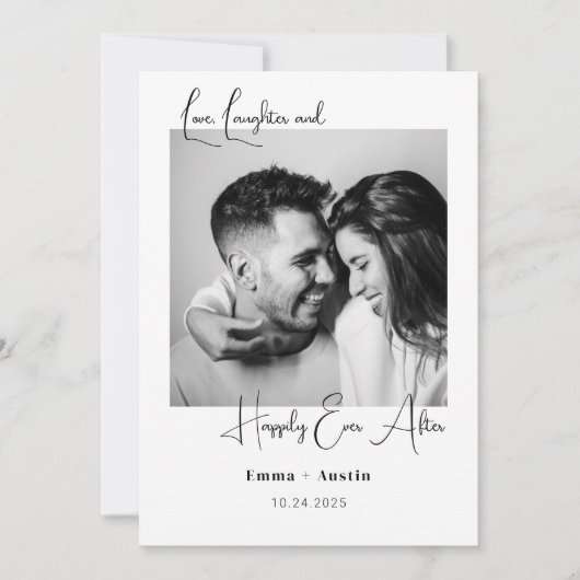 Polaroid foto citaat Sla de datum op Kaart (Voorkant)