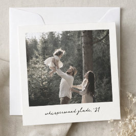 Polaroid Foto Notitiekaart | Op Maat Gemaakte Vint Notitiekaartje