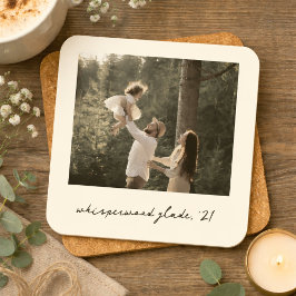 Polaroid Foto Onderzetter | Op Maat Gemaakte Vinta