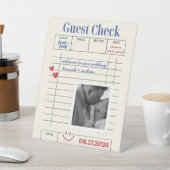 POLAROID Guest Check  Reclamebord Met Voetstuk (Insitu)