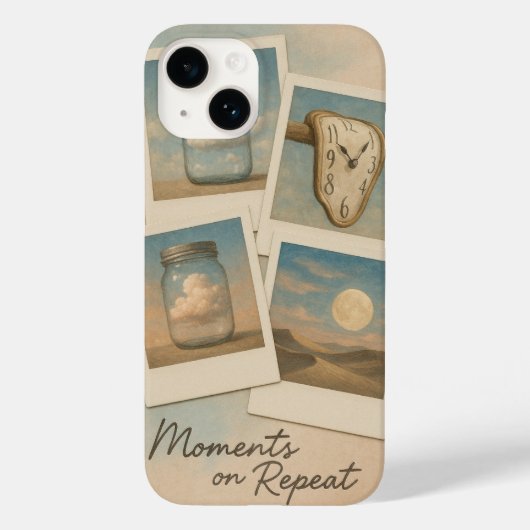 Polaroid Lijst esthetische iPhone Case Design (Achterkant)