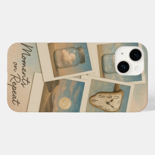 Polaroid Lijst esthetische iPhone Case Design (Achterkant (horizontaal))