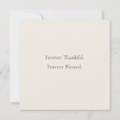 Polaroid stijl fotokaart - dankbaar en gezegend (Achterkant)