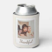 Polaroid Style Foto - Dankbaar & Gezegend Blikjeskoeler (Blikje Voorkant)