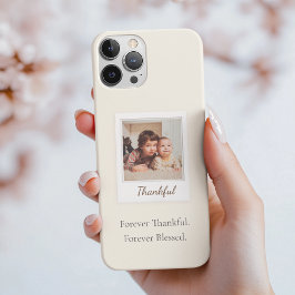 Polaroid Style Foto - Dankbaar & Gezegend iPhone 15 Pro Case
